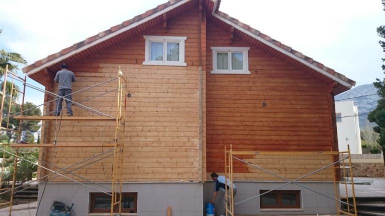 Mantenimiento de casas de madera