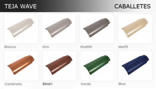 wave CABALLETES colores